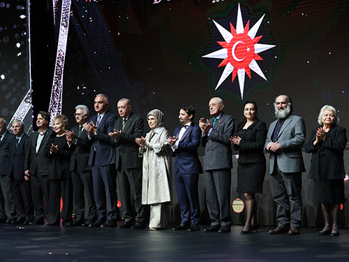 Cumhurbaşkanı Erdoğan," “Ülkemizi kültür sanat faaliyetleri konusunda da Türkiye Yüzyılı hedeflerimize uygun bir seviyeye yükselteceğiz”